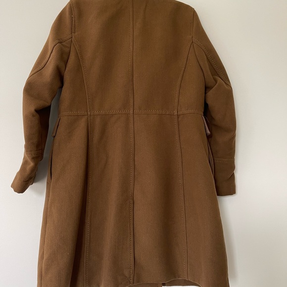 Caramel double breasted trench coat - Picture 3 of 5